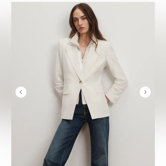 Veronica Beard Jackets & Blazers - Veronica Beard Battista Dickey Jacket off white size 4 sample sale line